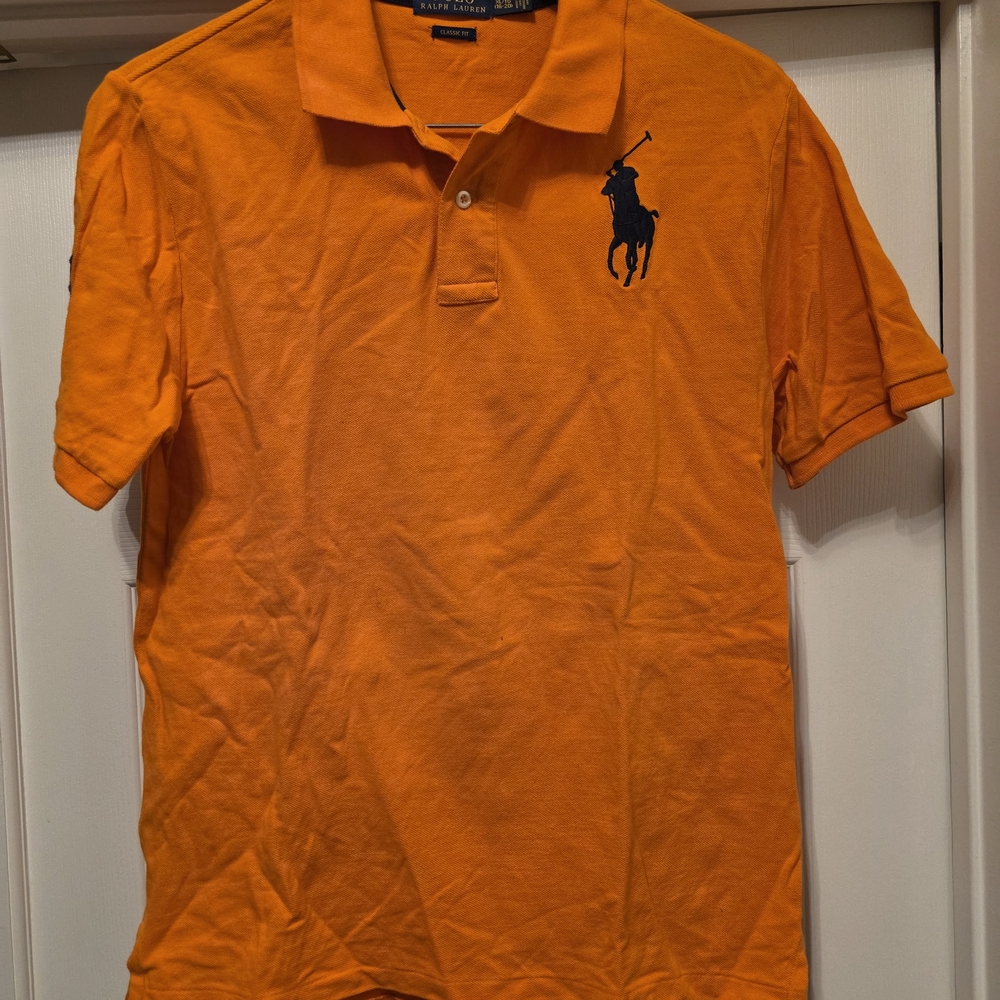 Ralph Lauren Men's Bright Orange Polo